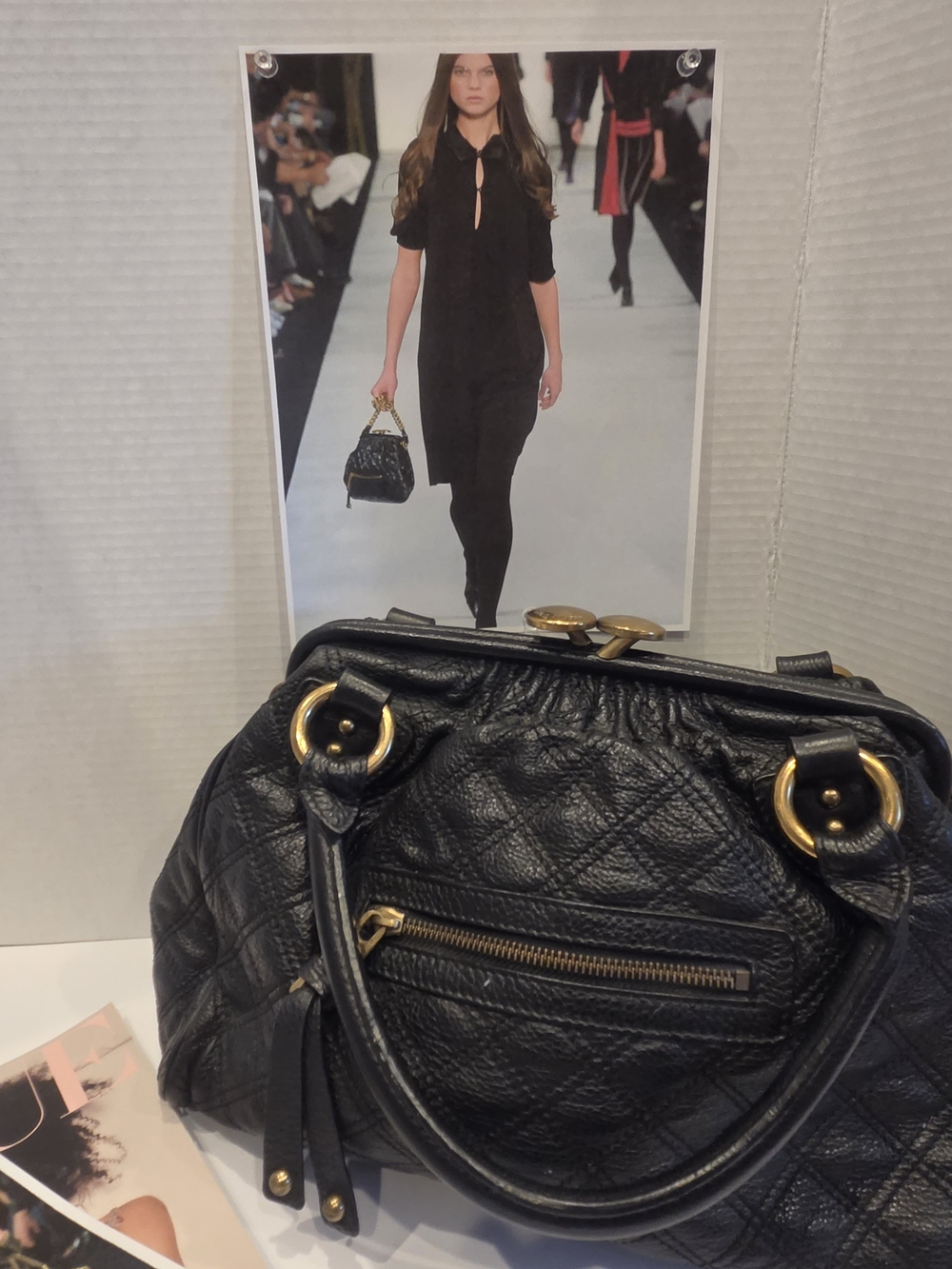 The ICONIC Original Marc Jacobs STAM Bag Black Quilted Leather - Picture 13 of 13